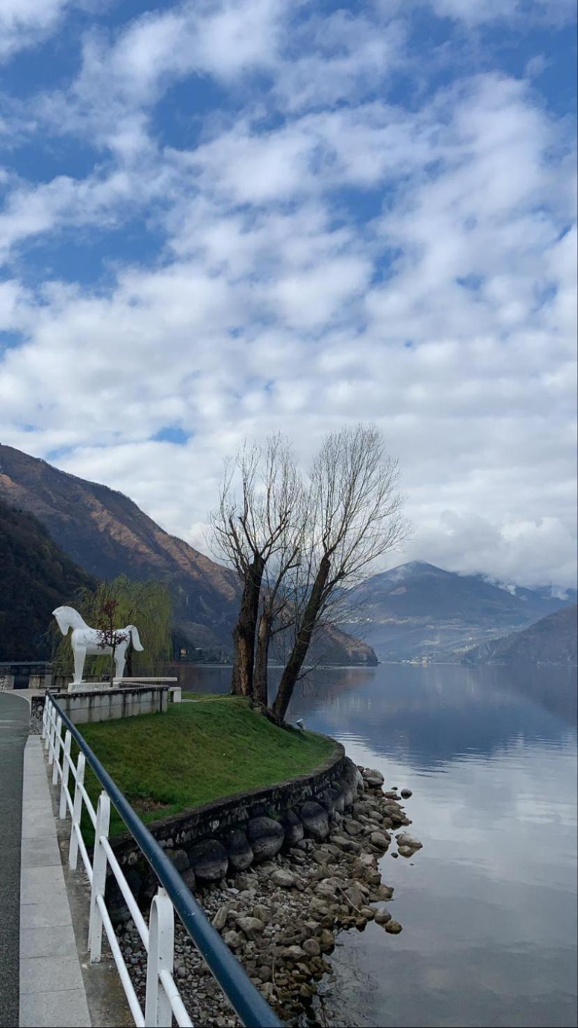 Casa Berlai, Bilocale Sul Lago Villa Пизоние Екстериор снимка